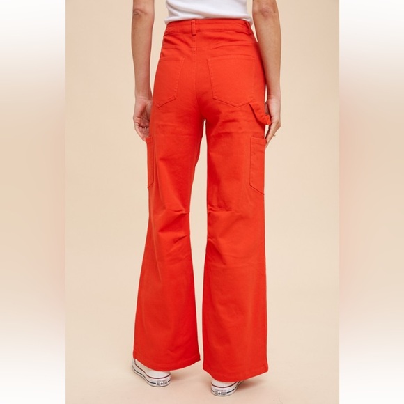 Washed Cargo Pants|Chili - Picture 3 of 4